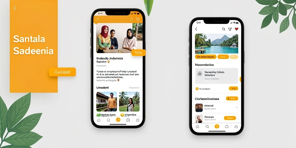 Antarmuka aplikasi yang menarik dan ramah pengguna.