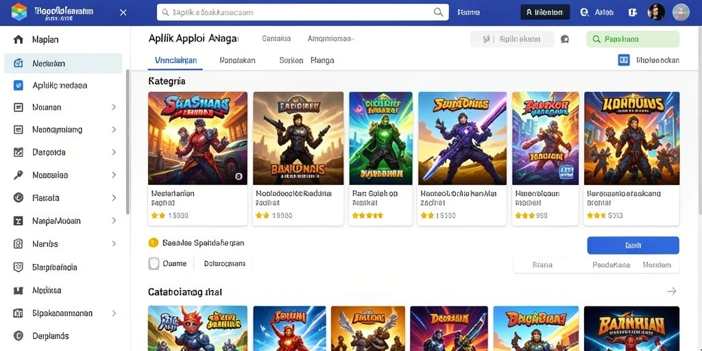 Tampilan antarmuka aplikasi yang modern dan menarik.