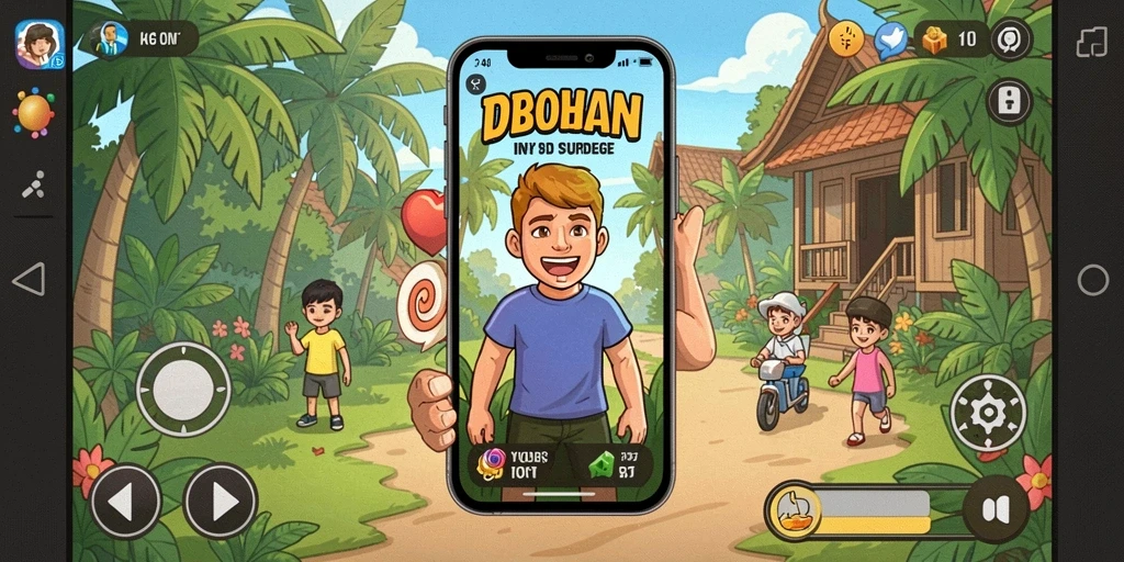Tampilan awal aplikasi FUNGAME777 yang menarik.