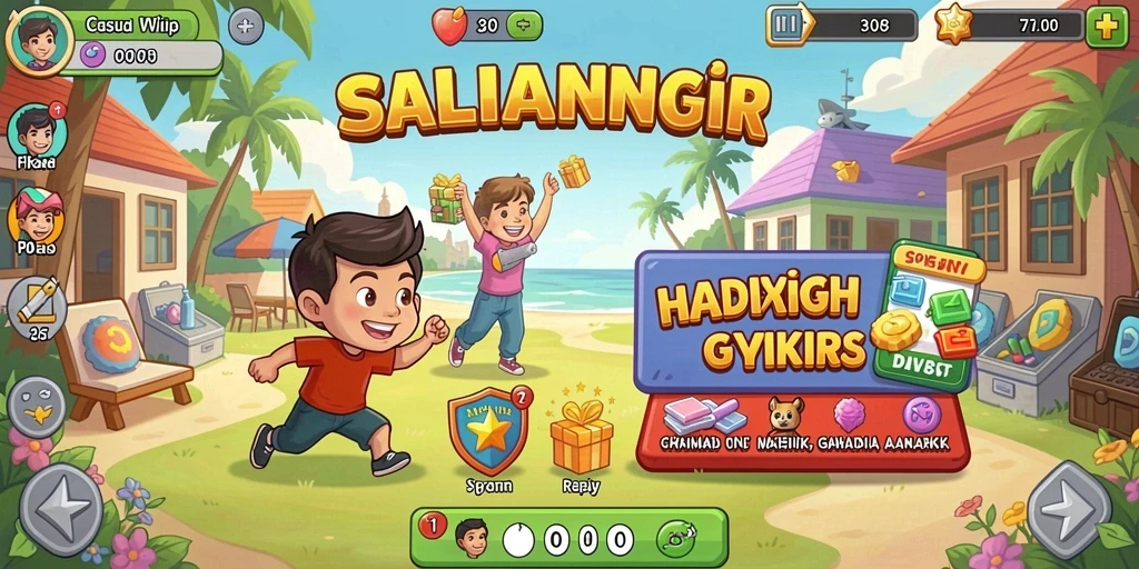 Tampilan antarmuka game yang user-friendly.
