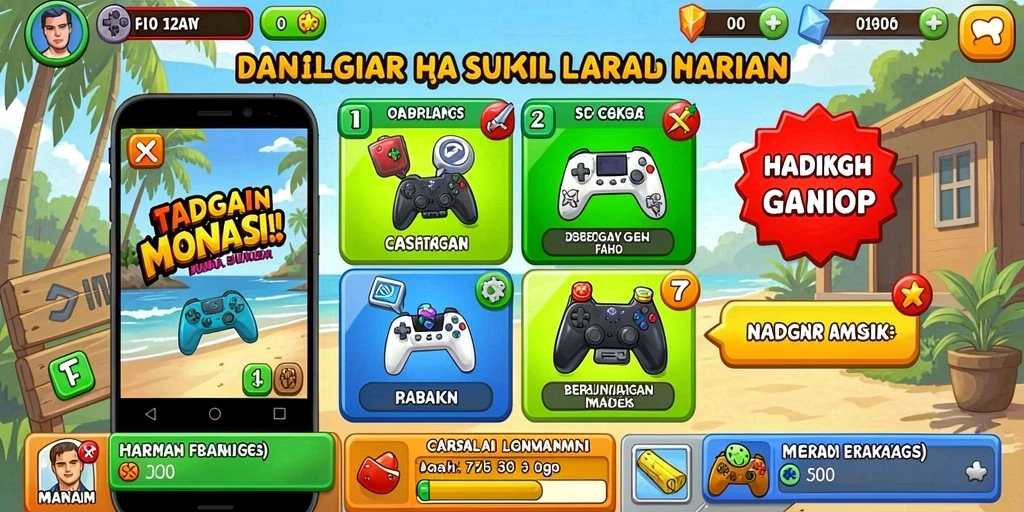 Tampilan antarmuka yang intuitif dan menarik.