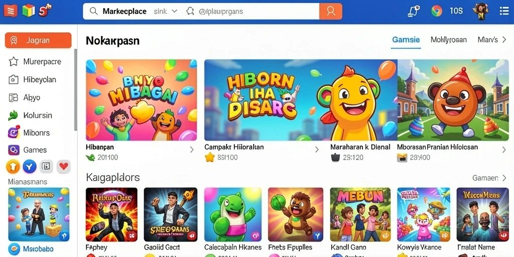 Tampilan antarmuka sederhana dan intuitif.