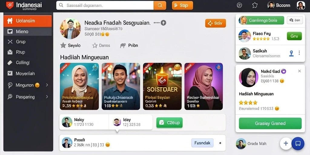 Tampilan antarmuka yang intuitif dan mudah digunakan.