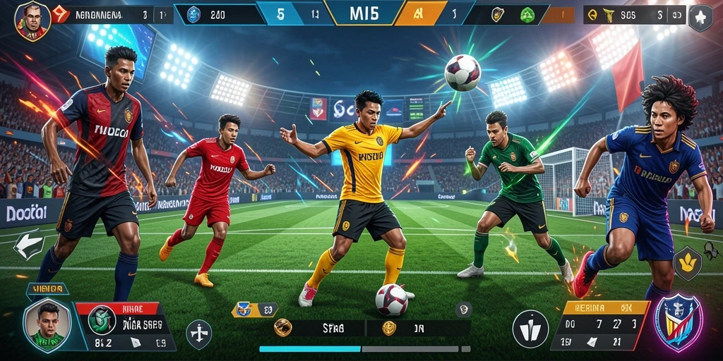 Screenshot memperlihatkan karakter utama dalam aksi pertarungan.