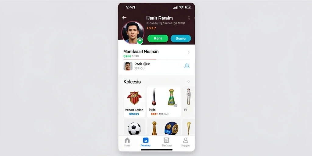 Menampilkan grafik memukau dari mesin slot.