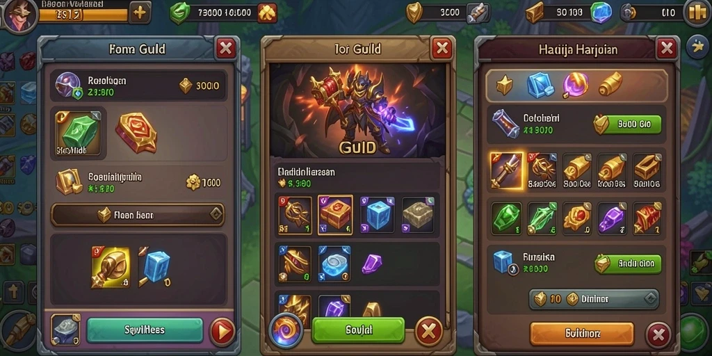 Screenshot menampilkan grafis yang memukau dalam permainan.
