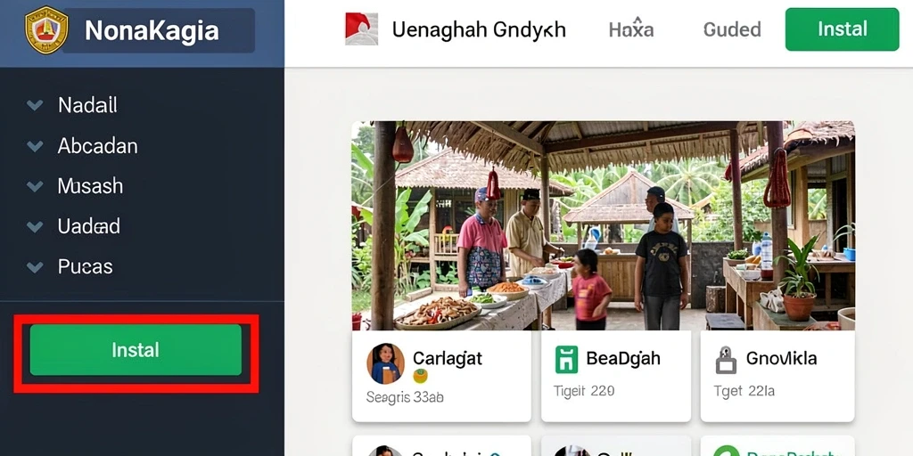 Tangkapan layar menampilkan antarmuka permainan yang menarik.