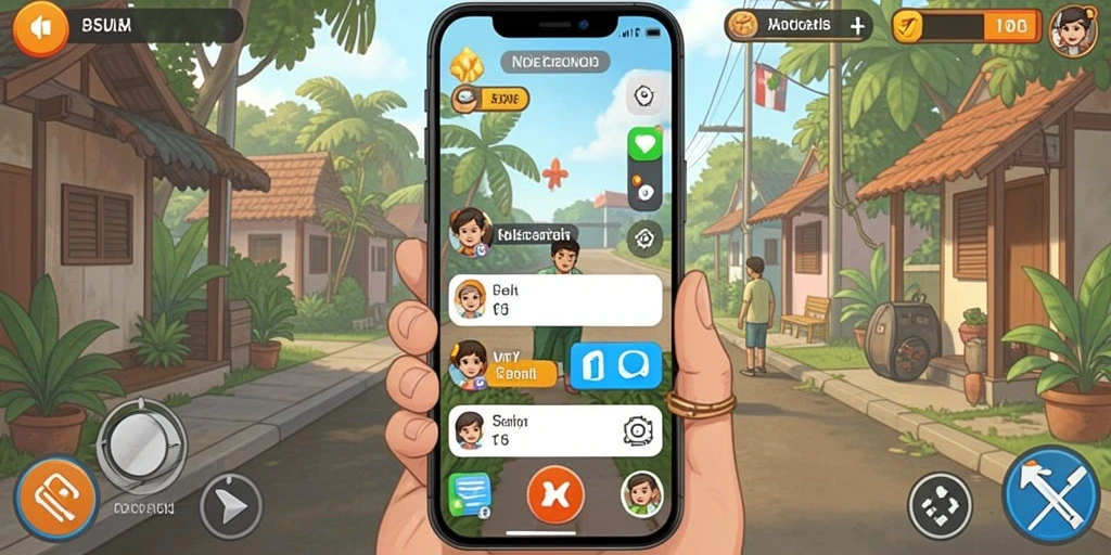 Menampilkan grafik menawan dalam permainan.