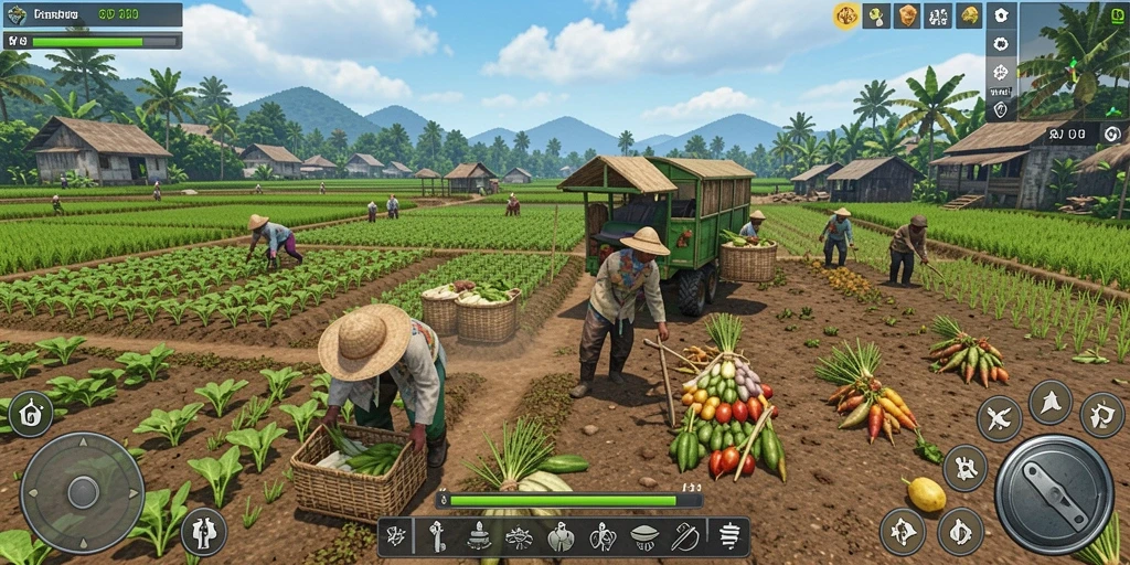 Tampilan awal permainan yang menarik.